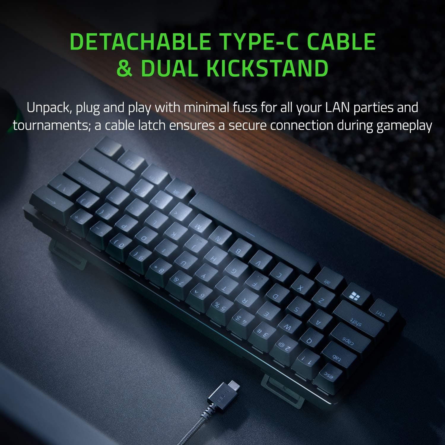 RAZER Huntsman Mini Gaming Keyboard - Clicky (Purple Switches) UK Layout - 5